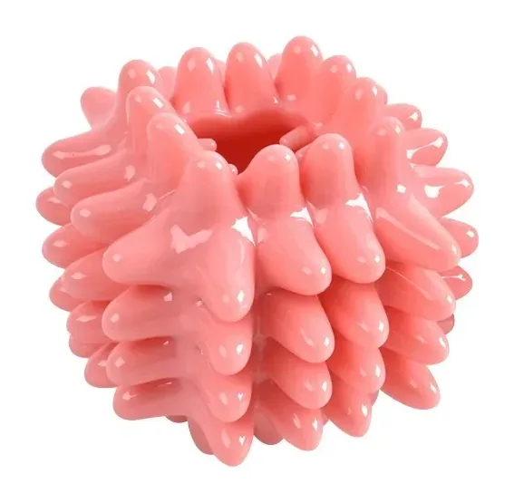 Genoppter Gummiball zum Befüllen mit Leckerlis